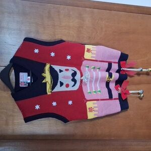 EUC Unisex Ugly Xmas Sweater Vest Size Large